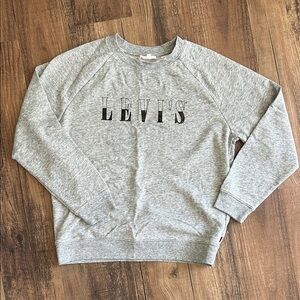 Levi's Classic Gray Crewneck Sweatshirt
